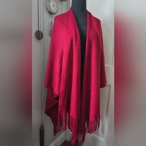 Croft & Barrow Red Wrap Scarf